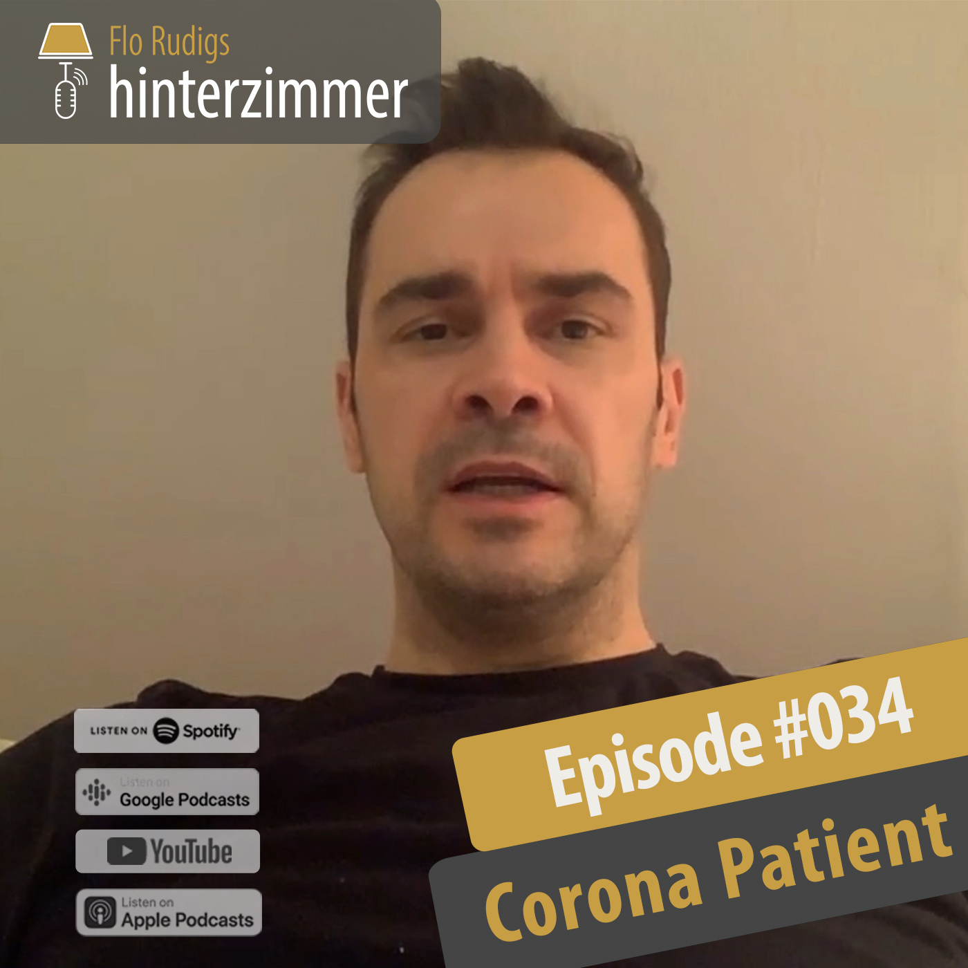 Corona-Patient: "Es ist wie ein Pitbull" | Hinterzimmer #034 episode artwork