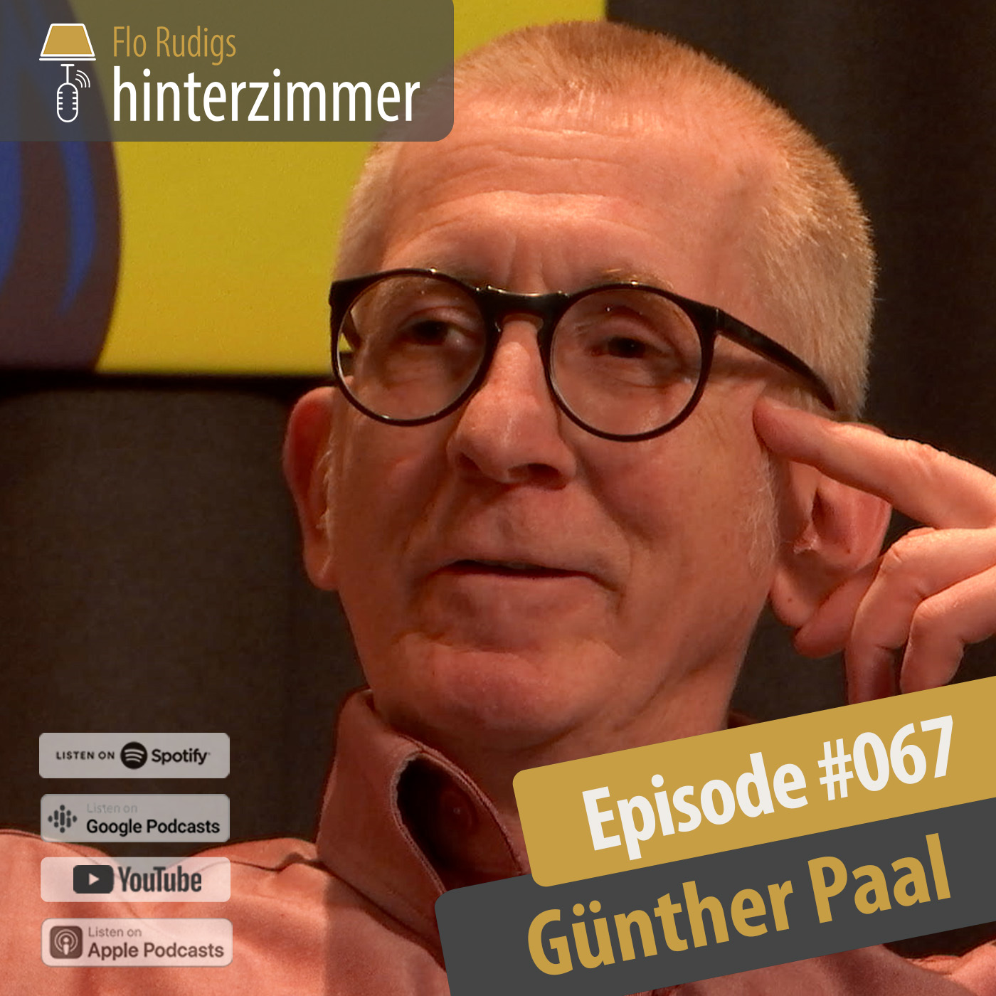 Günther Paal alias Gunkl: „Der Klügere gibt besser nicht nach“ | Hinterzimmer #067