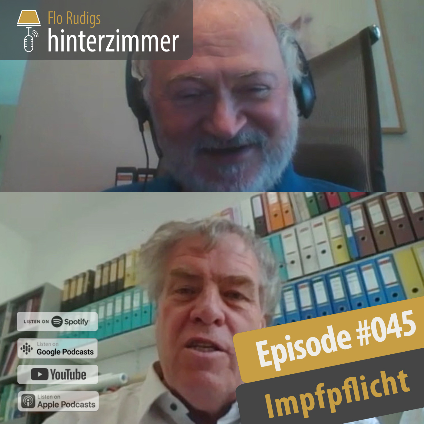 Impfpflicht: Muss man uns zur Impfung zwingen? | Hinterzimmer #045 episode artwork