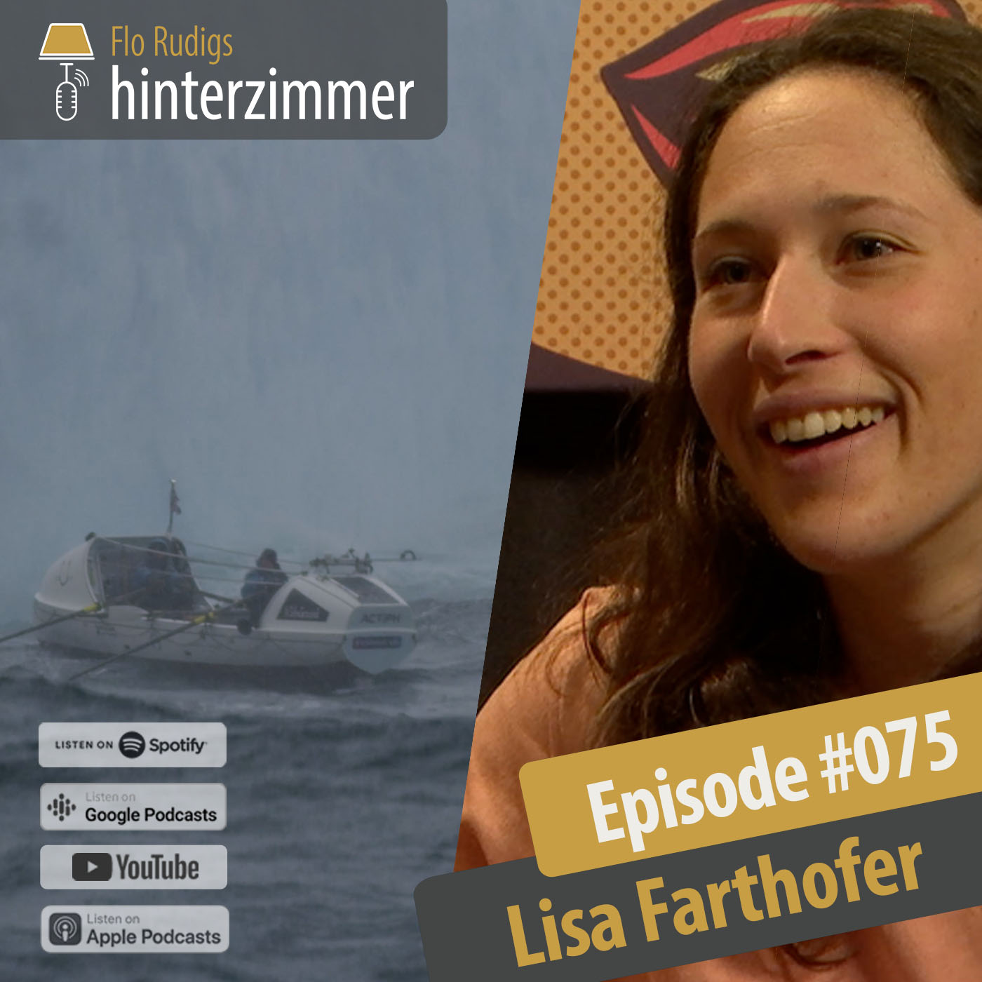 Lisa Farthofer: Erste Frau im Ruderboot durch die Antarktis | Hinterzimmer #075