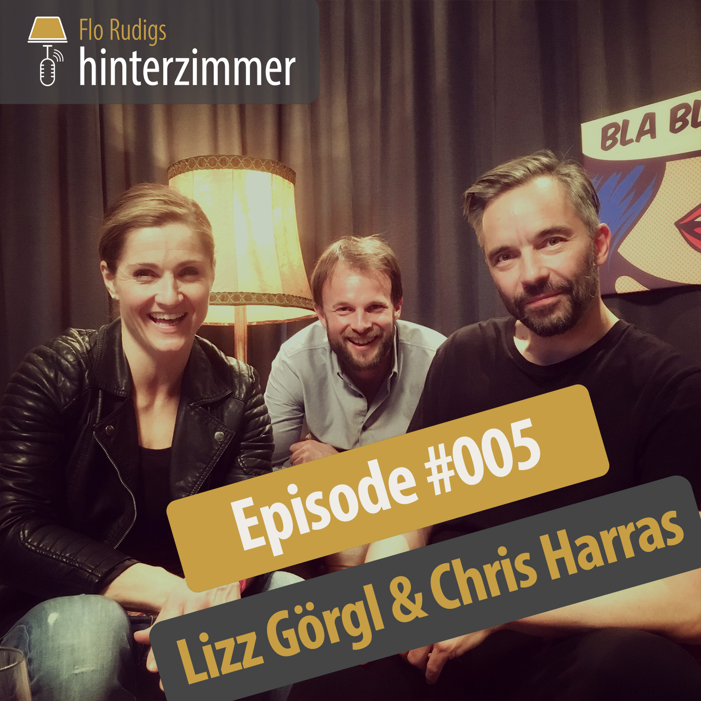 #005 Dancingstar Lizz Görgl mit Verlobtem Chris Harras | Hinterzimmer episode artwork